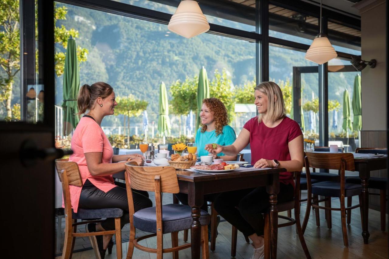Marina Walensee Hotel Unterterzen ภายนอก รูปภาพ