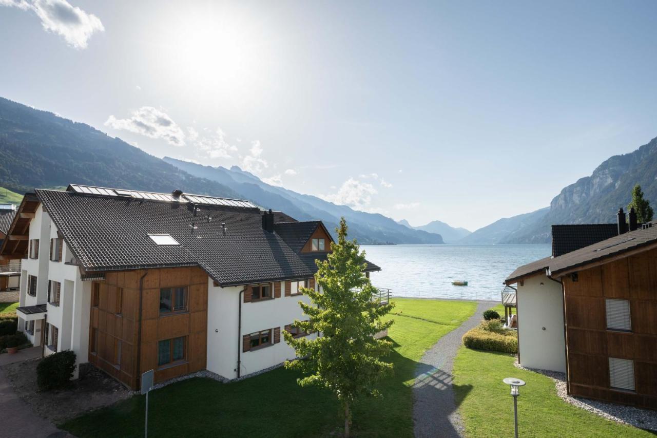 Marina Walensee Hotel Unterterzen ภายนอก รูปภาพ