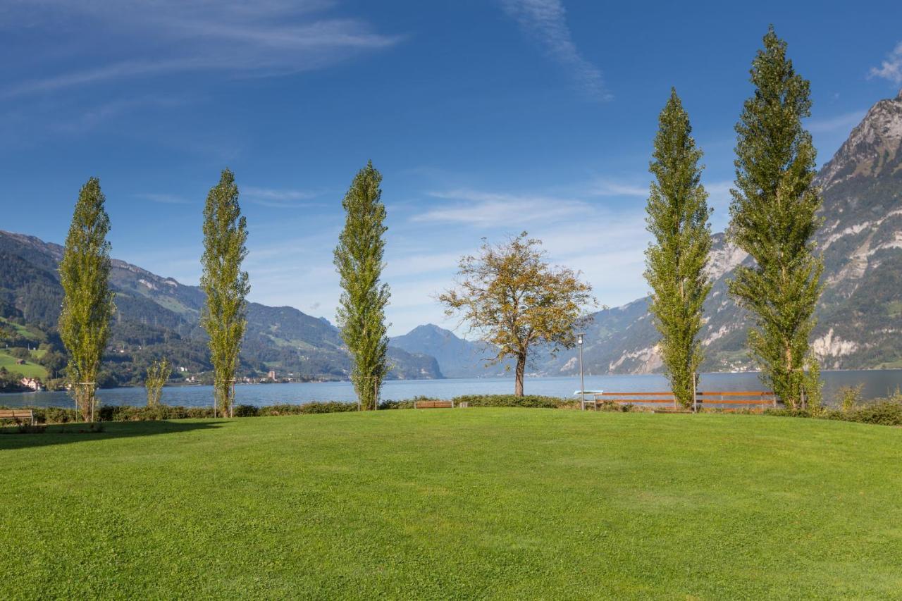 Marina Walensee Hotel Unterterzen ภายนอก รูปภาพ