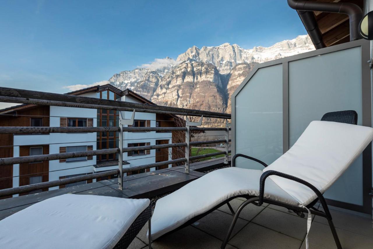 Marina Walensee Hotel Unterterzen ภายนอก รูปภาพ