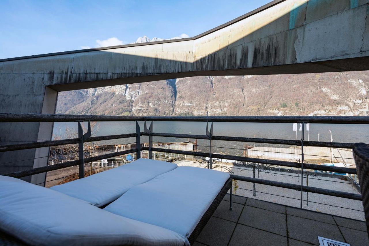 Marina Walensee Hotel Unterterzen ภายนอก รูปภาพ